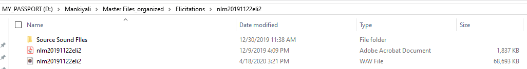 screenshot of files in Windows Explorer